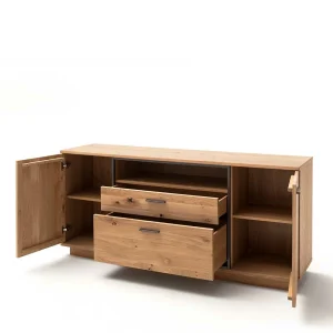 180x81x44 Sideboard In Asteiche Bianco – Vedreda 14