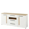 180x81x44 Sideboard In Weiß & Wildeiche Dekor – Cicek 22