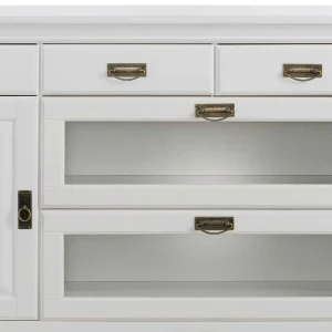 180x84x40 Weißes Sideboard – Landhaus Modern – Akbelev 18