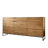 180x85x40 Wildeiche Sideboard 3-türig & Schublade – Varzado 17