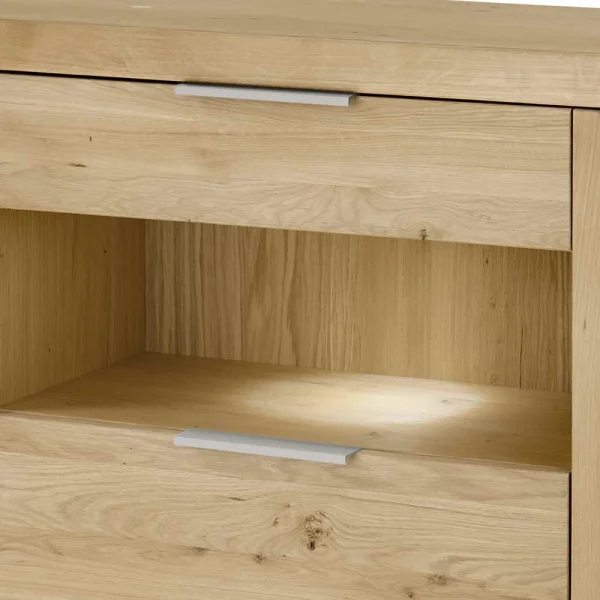 180x85x42 Sideboard In Wildeiche Bianco – Vegrilo 5