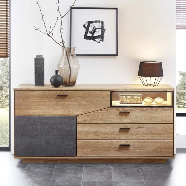180x85x45 Design Sideboard Auf Sockel – Wokenva 3