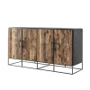 180x90x45 4-türiges Sideboard Aus Recyclingholz – Enzilon 20