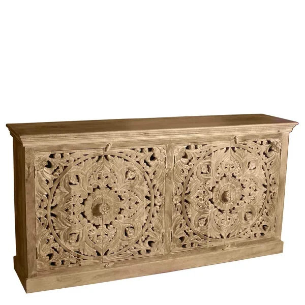 180x90x45 4-türiges Sideboard Im Ethno Stil – Runiasa 3