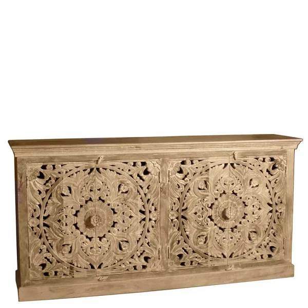 180x90x45 4-türiges Sideboard Im Ethno Stil – Runiasa 1