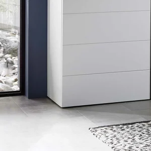 180x91x45 Anrichte In Weiß & Grau MDF – Risov 12