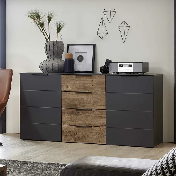 180x91x45 Anrichte Mit Vier Schubladen – Nivita 3