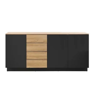 181x85x43 Designer Sideboard Zweifarbig – Fincaldon 11