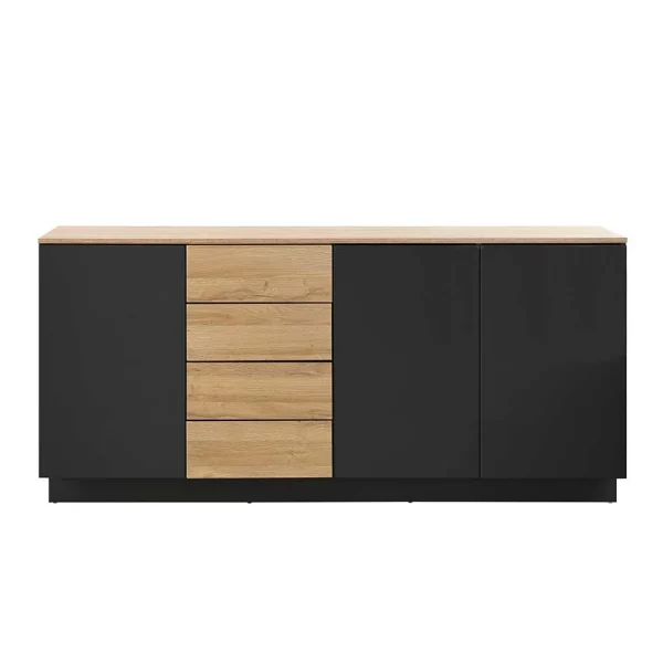 181x85x43 Designer Sideboard Zweifarbig – Fincaldon 4