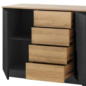 181x85x43 Designer Sideboard Zweifarbig – Fincaldon 15