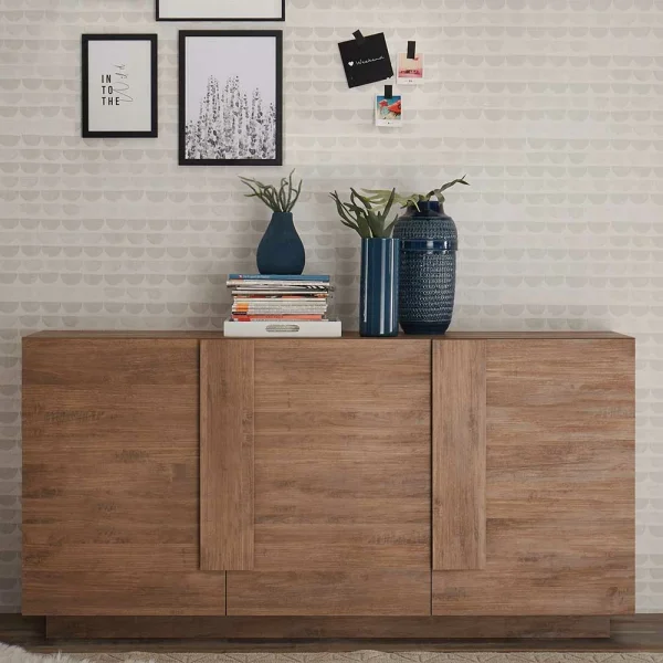 181x90x44 3-türiges Sideboard Mit Sockelgestell – Basento 3