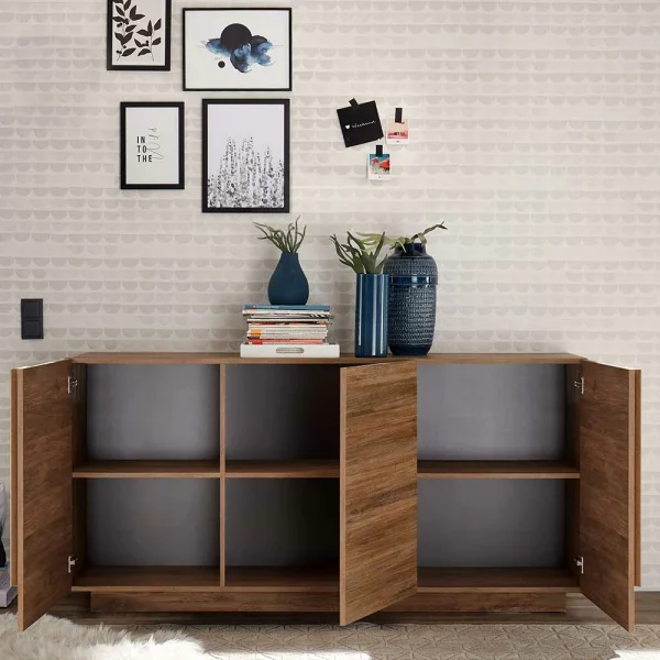 181x90x44 3-türiges Sideboard Mit Sockelgestell – Basento 4