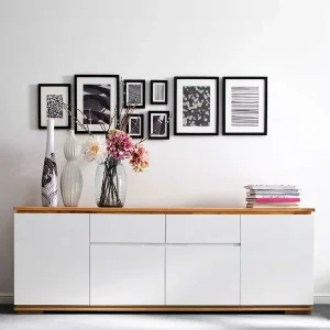 182cm Breite Kombi-Kommode Zweifarbig – Vangels 10