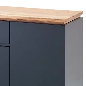 182x81x40 Hochglanz Sideboard In Schwarz – Ercurs 14