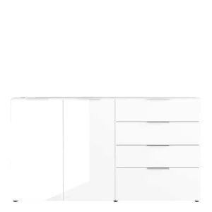 184x101x42 Cm Design Sideboard Mit Glas Beschichtung – Daven 10