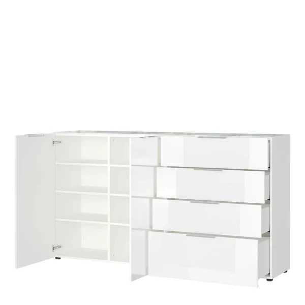 184x101x42 Cm Design Sideboard Mit Glas Beschichtung – Daven 4