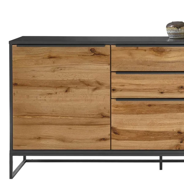 184x85x40 Industrial Anrichte Mit Bügelgestell Aus Metall – Rajesvan 6