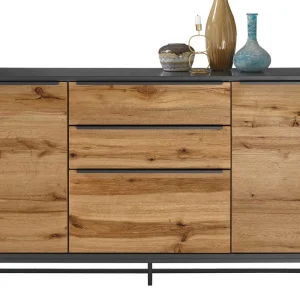 184x85x40 Industrial Anrichte Mit Bügelgestell Aus Metall – Rajesvan 18