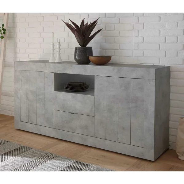 184x86x43 Sideboard In Beton Nachbildung – Lary 3