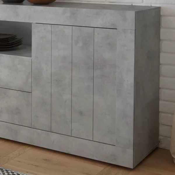 184x86x43 Sideboard In Beton Nachbildung – Lary 4