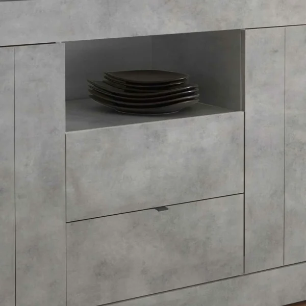 184x86x43 Sideboard In Beton Nachbildung – Lary 5