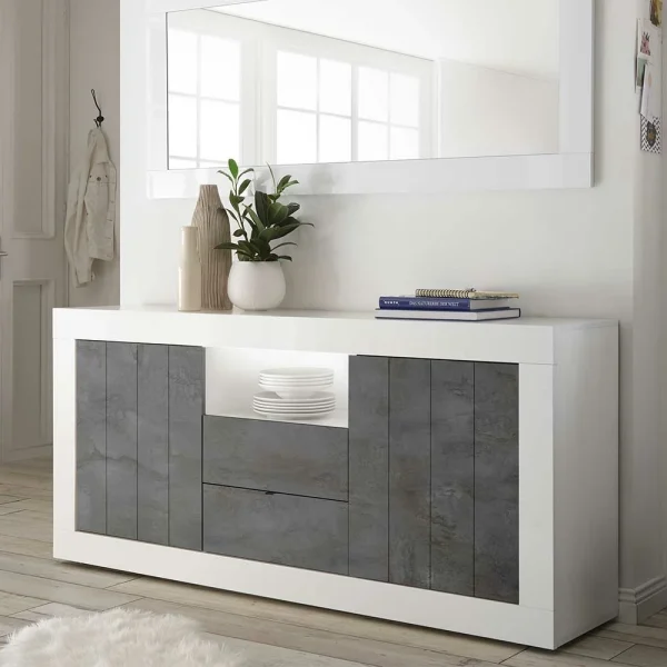 184x86x43 Sideboard Modern Zweifarbig – Voskala 3