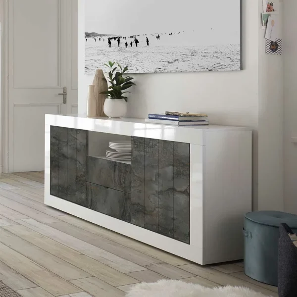 184x86x43 Sideboard Modern Zweifarbig – Voskala 4