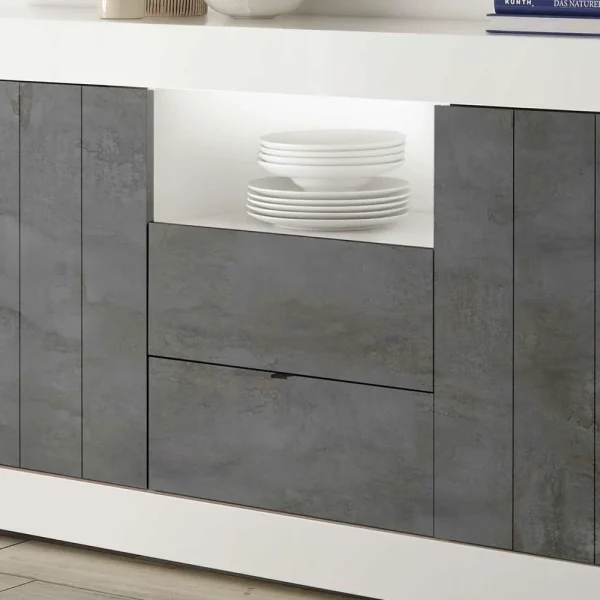 184x86x43 Sideboard Modern Zweifarbig – Voskala 7