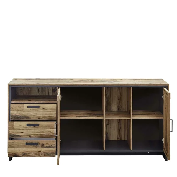 184x89x45 Sideboard In Rustikalem Holz Dekor – Olegana 4