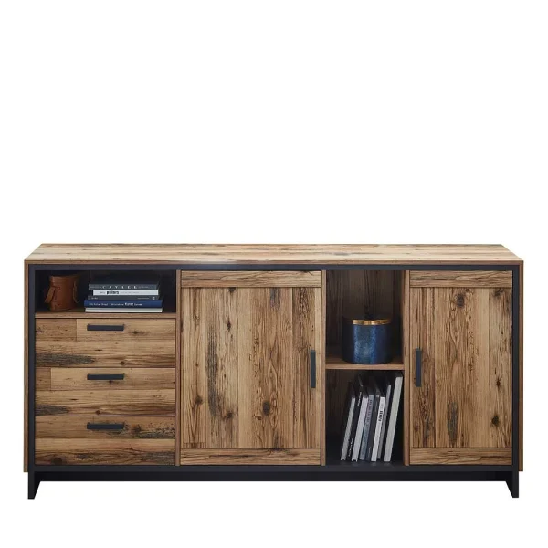184x89x45 Sideboard In Rustikalem Holz Dekor – Olegana 1
