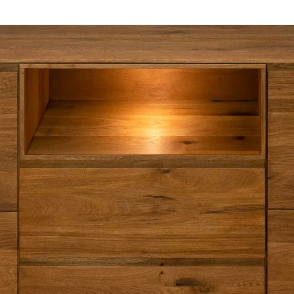 185x84x40 Sideboard Aus Zerreiche Massivholz – Palium 6