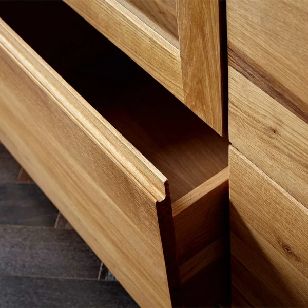 185x84x40 Sideboard Aus Zerreiche Massivholz – Palium 7