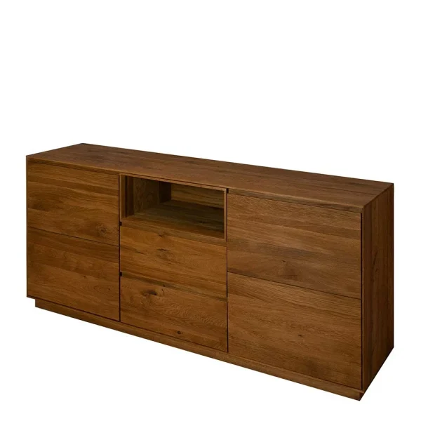 185x84x40 Sideboard Aus Zerreiche Massivholz – Palium 1