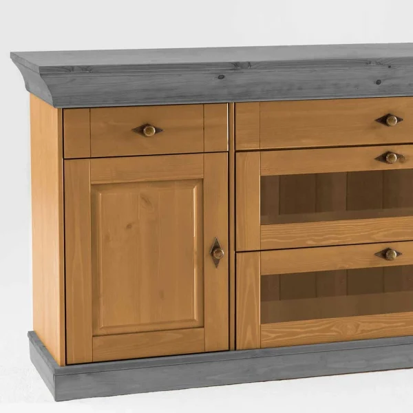 186x85x45 Landhaus Anrichte Modern – Eshelas 4
