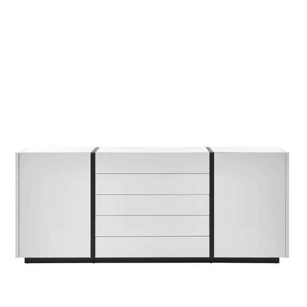 192cm Breite Wohnzimmer Kommode In Weiß – Laucata 4