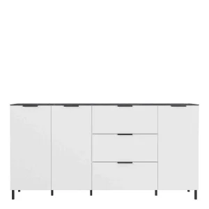 192x98x40 Große Anrichte In Weiß & Marmor – Mydenza 12
