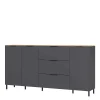 192x98x40 Hohes Sideboard In Dunkelgrau – Lurys 22