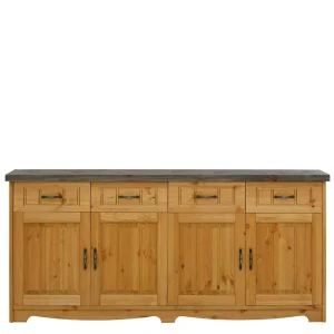 194x91x37 Kiefernholz Anrichte Im Landhausstil – Ostanzia 12