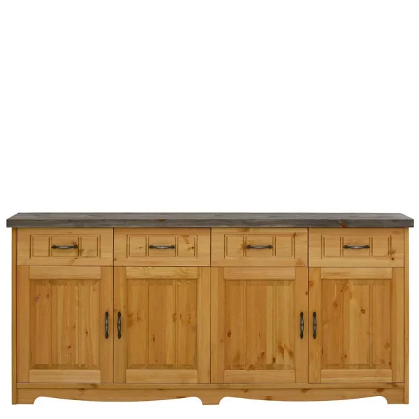 194x91x37 Kiefernholz Anrichte Im Landhausstil – Ostanzia 4