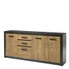 198cm Langes Sideboard In Kastanie Holz-Optik – Ebrican 17