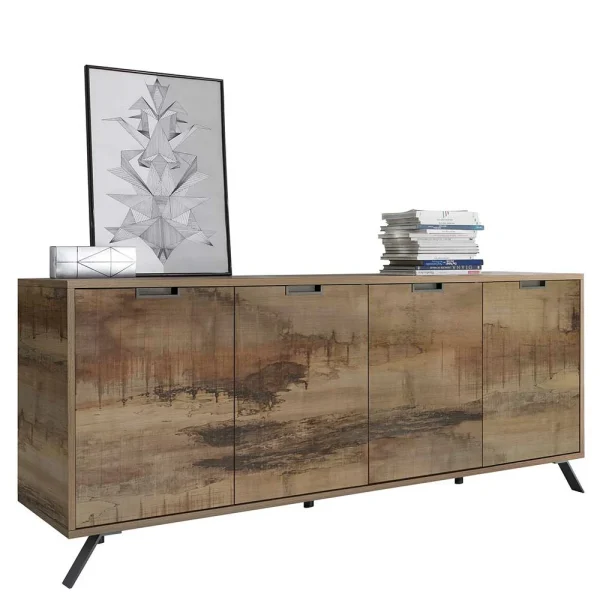 206cm Breites 4-türiges Sideboard Modern – Shinoria 1