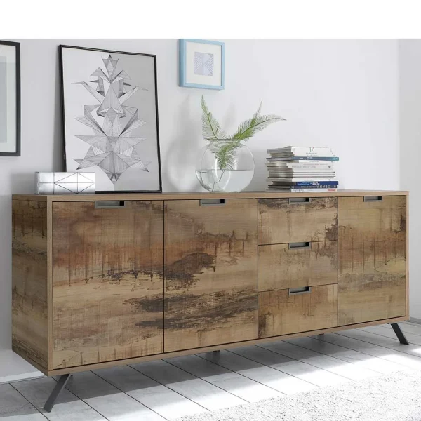 206x85x50 Cm Sideboard Mit Metall-Füßen – Shinoria 3