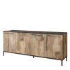 207x86x50 4-türiges Sideboard In Holz Verwittert – Andicu 22