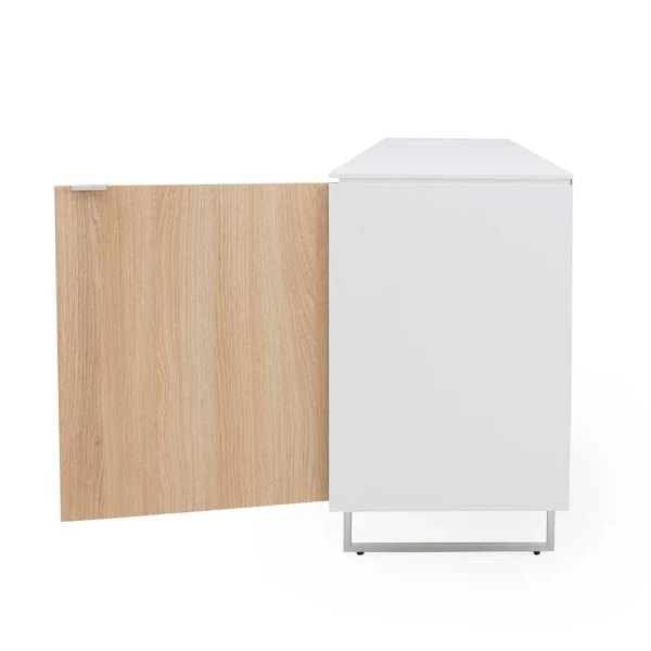 208x77x43 Sideboard In Eiche Dekor & Weiß – Lysdanu 6