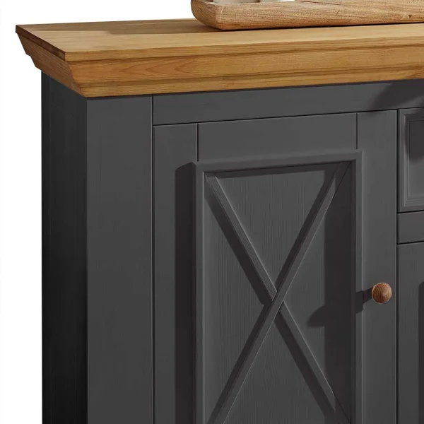 209x88x42 Landhaus Sideboard Zweifarbig – Ustricia 6
