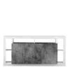 210x102x42 Hochglanz Sideboard In Weiß & Beton NB – Harrisons 22