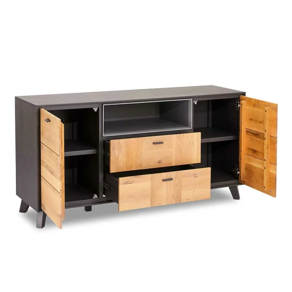 210x85x47 Kombi-Kommode Zweifarbig – Hopiz 5