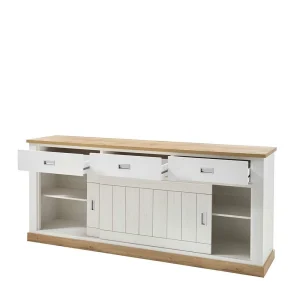 215x95x50 Landhaus Anrichte Mit Schiebetüren – Helkaska 11