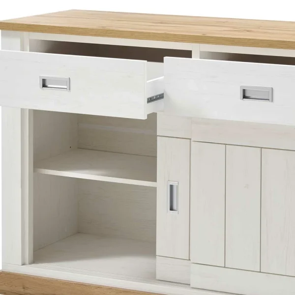 215x95x50 Landhaus Anrichte Mit Schiebetüren – Helkaska 6