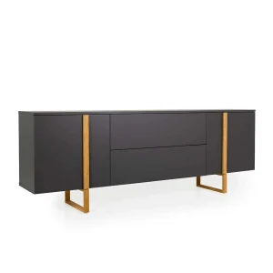 216x78x43 Sideboard In Anthrazit & Eiche – Dravus 10